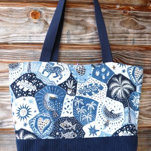 Sac fourre tout bleu